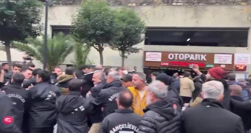 Bahçelievler Belediyesi zabıta ekipleri, bir site tarafından kullanılan bin 350