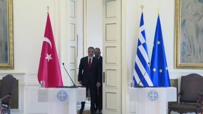 Dışişleri Bakanı Hakan Fidan, Atina’da Yunanistan Dışişleri Bakanı Yorgo Gerapetritis
