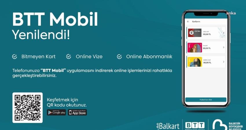 Balıkesir Büyükşehir Belediyesi’ne bağlı Balıkesir Toplu Taşıma A.Ş. "BTT Mobil"