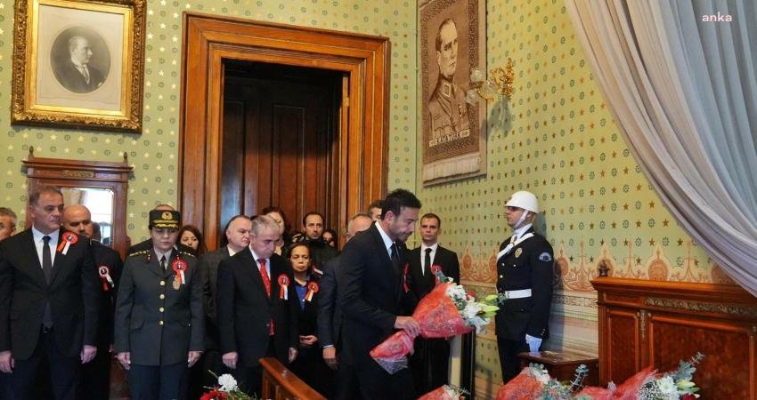 Beşiktaş Belediye Başkanı Rıza Akpolat, Atatürk'ün ölümünün 86'ncı yılı dolayısıyla