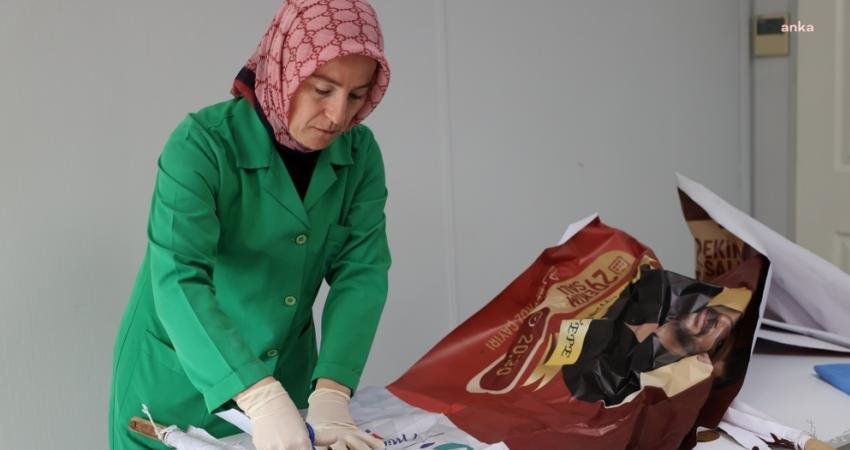 Beykoz’da “Atıklar Çantaya, Engelliler Hayata” projesiyle kullanım süresi dolan afişler