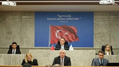 Beylikdüzü Belediyesi Kasım ayı Meclis Toplantısı’nda konuşan Belediye Başkanı Mehmet