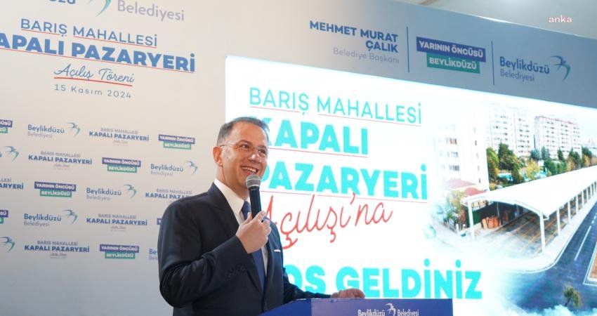 Beylikdüzü Belediyesi, 726 tezgâh kapasitesine sahip Barış Mahallesi Kapalı Pazaryeri’ni