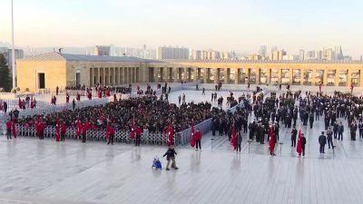 Cumhurbaşkanı Recep Tayyip Erdoğan ve devlet erkanı, 10 Kasım'da Anıtkabir'i