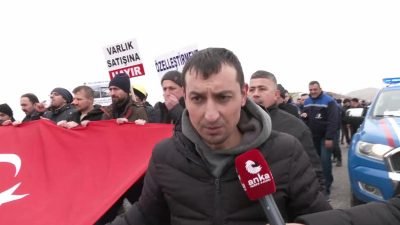 Çayırhan Termik Santrali ve Maden Ocağı’nda özelleştirmeye karşı direniş başlatan
