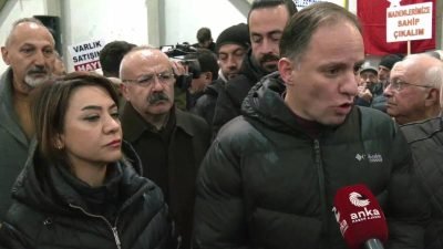Çayırhan Termik Santrali ve Maden Ocağı’nda özelleştirmeye karşı direnen işçiler