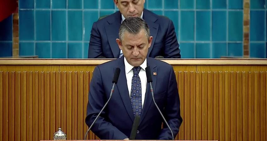 CHP Genel Başkanı Özgür Özel, partisinin grup toplantısında; "Buradan açıkça
