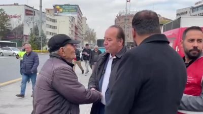CHP Karabük Milletvekili Cevdet Akay'ın, Ankara'da yaptığı esnaf ziyareti sırasında