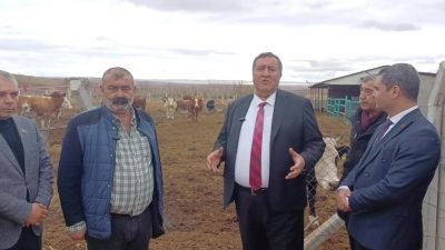 Kırıkkale'de besicilik yapan çiftçiyi ziyaret eden CHP Niğde Milletvekili Ömer