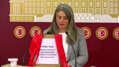 CHP Trabzon Milletvekili Sibel Suiçmez, "etki ajanlığı" düzenlemesinin yer aldığı