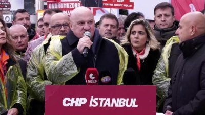 Esenyurt Belediye Başkanı Ahmet Özer’in tutuklanarak yerine kayyum atanmasına karşı