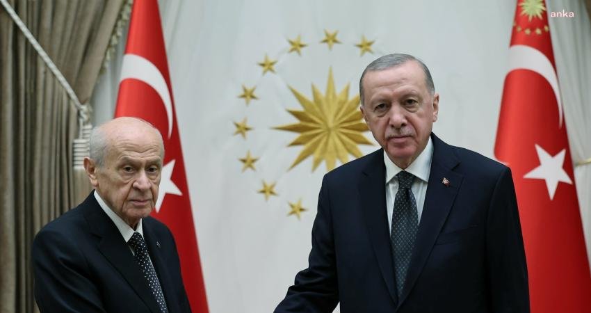 Cumhurbaşkanı Recep Tayyip Erdoğan, MHP Genel Başkanı Devlet Bahçeli ile