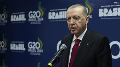 Cumhurbaşkanı Recep Tayyip Erdoğan, G20 Liderler Zirvesi'ne katılmak üzere bulunduğu