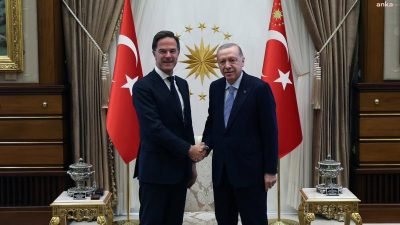 Cumhurbaşkanı Recep Tayyip Erdoğan NATO Genel Sekreteri Mark Rutte’yi Cumhurbaşkanlığında