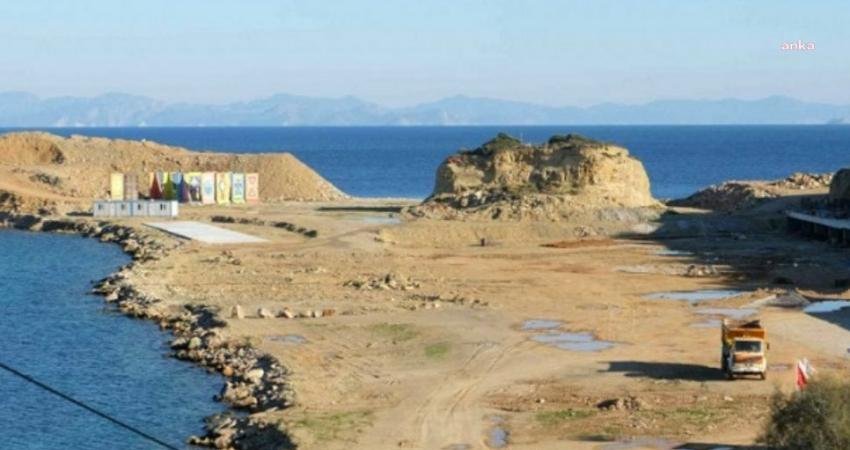 Muğla’nın Datça ilçesinde Ulaştırma ve Altyapı Bakanlığı tarafından yapılması planlanan