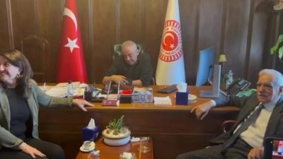 Yerine kayyum atanan Mardin Büyükşehir Belediye Başkanı Ahmet Türk, MHP