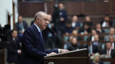 Cumhurbaşkanı ve AK Parti Grup Başkanı Recep Tayyip Erdoğan, partisinin