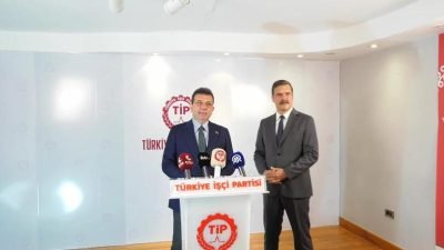 TBB ve İBB Başkanı Ekrem İmamoğlu, TİP Genel Başkanı Erkan