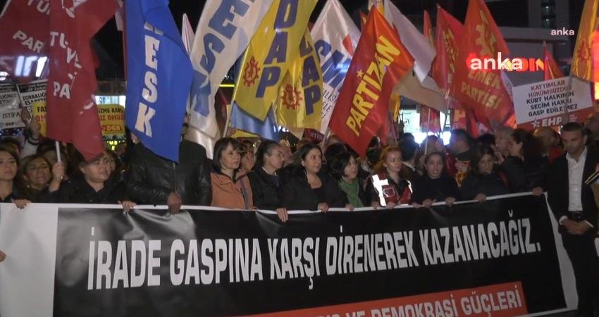 İstanbul Emek, Barış ve Demokrasi Güçleri, iktidarın kayyum politikasına karşı