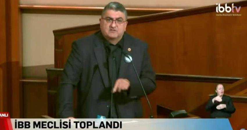 İstanbul Büyükşehir Belediyesi (İBB) Meclisi’nde konuşan, İBB ve Esenyurt Meclis