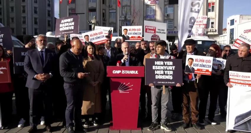 Esenyurt Belediye Başkanı Ahmet Özer’in tutuklanarak yerine kayyum atanması üzerine