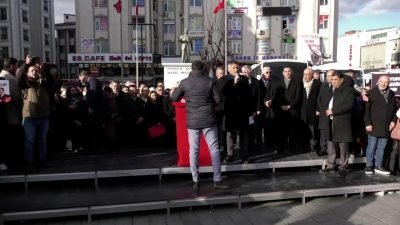 Esenyurt Belediye Başkanı Ahmet Özer’in tutuklanarak yerine kayyum atanmasına karşı