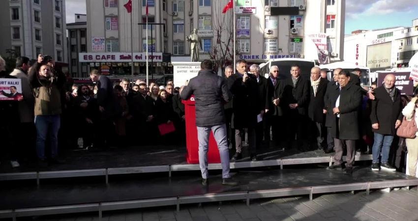 Esenyurt Belediye Başkanı Ahmet Özer’in tutuklanarak yerine kayyum atanmasına karşı