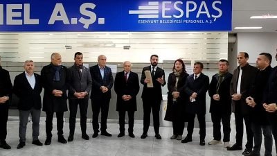 Esenyurt Belediyesi’ne bağlı Esenyurt Personel A.Ş’de (ESPAŞ) görevinden istifa eden