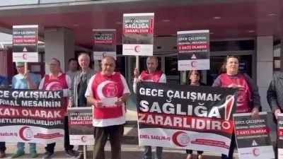 Genel Sağlık İş Gaziantep İl Temsilcisi Prof. Dr. Ercan Küçükosmanoğlu, gece