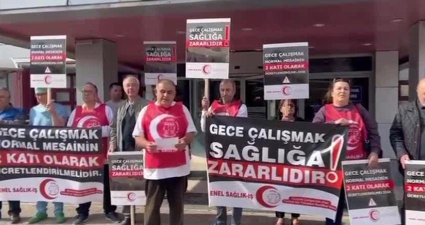 Genel Sağlık İş’ten sağlık çalışanlarına ‘gece mesaisi’ açıklaması: Gece mesaisi, gündüz mesaisinin iki katı olarak ücretlendirilmelidir Genel Sağlık İş Gaziantep İl Temsilcisi Prof. Dr. Ercan Küçükosmanoğlu, gece