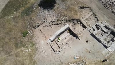Karabük'ün Eskipazar ilçesindeki Hadrianopolis Antik Kenti'nde sürdürülen kazılarda, milattan sonra