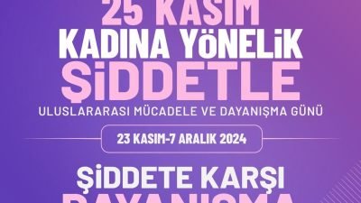İstanbul Büyükşehir Belediyesi (İBB), 25 Kasım ‘Kadına Yönelik Şiddete Karşı