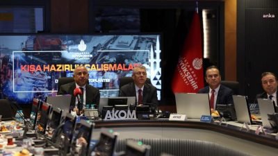 İstanbul Büyükşehir Belediyesi (İBB) kış şartları ile mücadele kapsamında hazırlıklarını