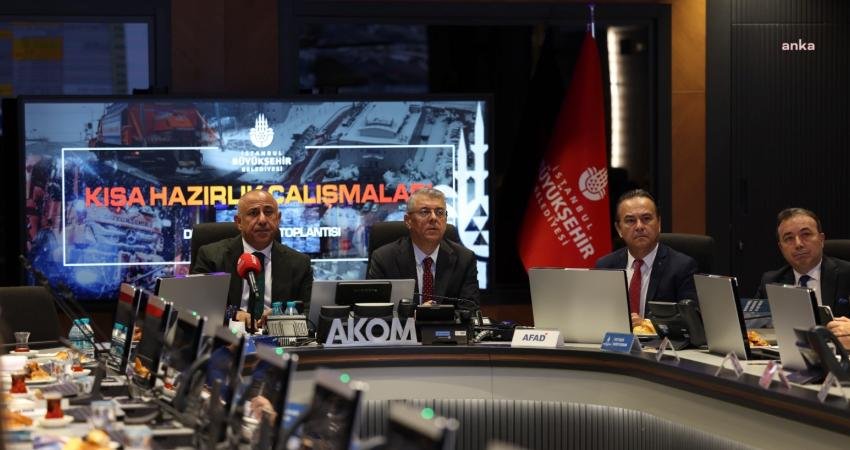 İstanbul Büyükşehir Belediyesi (İBB) kış şartları ile mücadele kapsamında hazırlıklarını