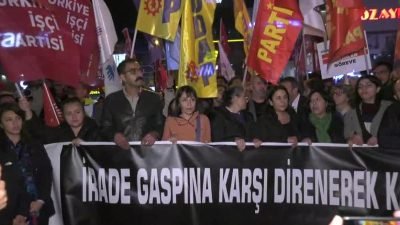 İstanbul Emek, Barış ve Demokrasi Güçleri, Esenyurt Meydanı'nda açıklama yaptı,