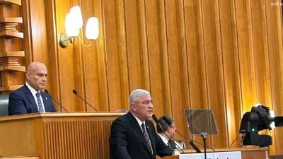 İYİ Parti Genel Başkanı Müsavat Dervişoğlu, partisinin grup toplantısında yaptığı
