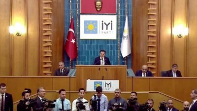 İYİ Parti Genel Başkanı Müsavat Dervişoğlu, partisinin grup toplantısında gündeme