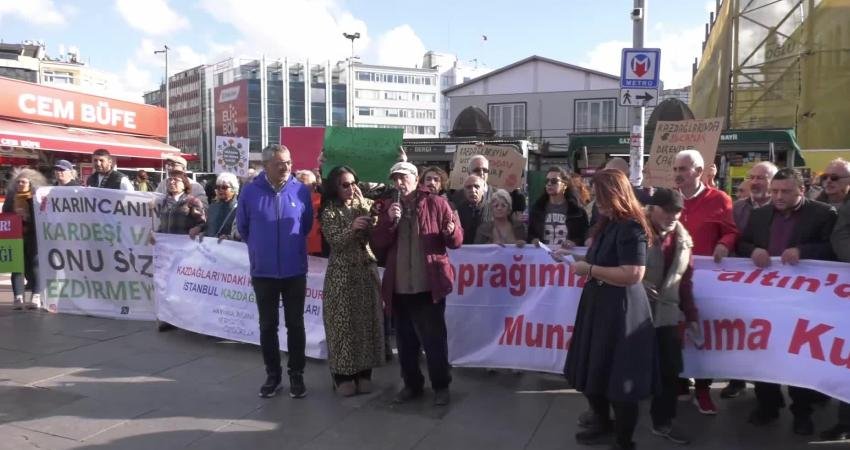 Kaz Dağları'nda Cengiz Holding tarafından işletilmek istenen altın madenine karşı