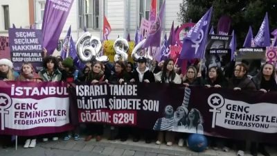 İstanbul Kadıköy’de toplanan kadın örgütleri, İstanbul Sözleşmesi hükümlerinin ve 6284