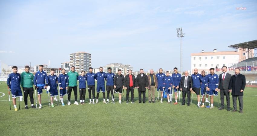 Ampute Futbol Süper Ligi'nde mücadele eden Alves Kablo Ampute Futbol