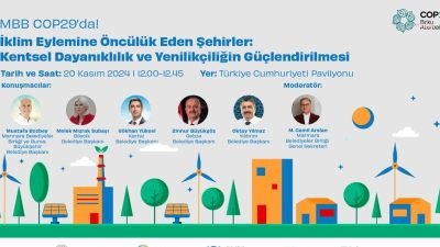 Kartal Belediye Başkanı Gökhan Yüksel, Birleşmiş Milletler İklim Değişikliği Konferansı'nda