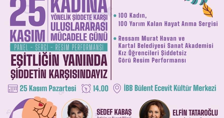 Kartal Belediyesi, 25 Kasım Kadına Yönelik Şiddete Karşı Uluslararası Mücadele