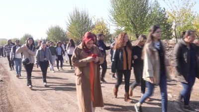 Diyarbakır’da, 25 Kasım Kadına Yönelik Şiddetle Mücadele Günü dolayısıyla başlatılan