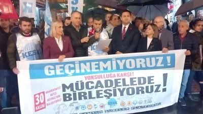 KESK Samsun Şubesi, 30 Kasım'da Ankara'da yapılacak "Geçinemiyoruz" mitingine çağrıda bulunmak
