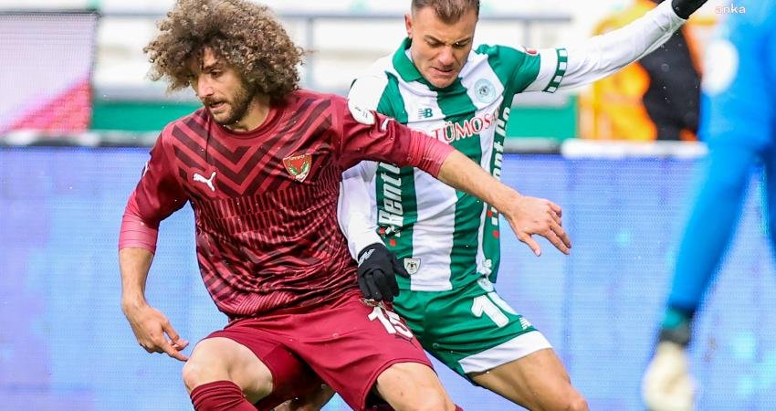 Konyaspor, Süper Lig'in 13. haftasında konuk ettiği Hatayspor ile 1-1