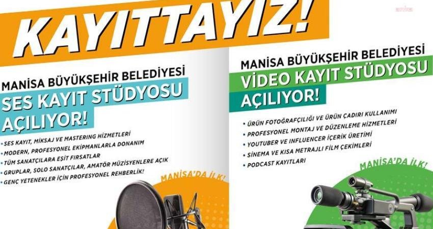Manisa Büyükşehir Belediyesi, gençlerin içerik üretim süreçlerine destek olmak amacıyla