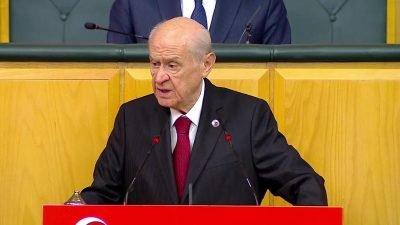 MHP Genel Başkanı Devlet Bahçeli grup toplantısında belediyelere atanan kayyumlara