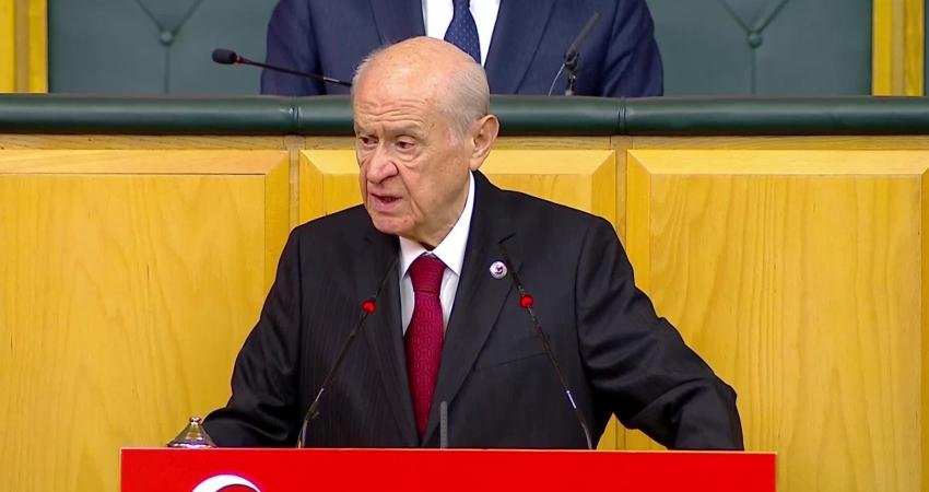MHP Genel Başkanı Devlet Bahçeli grup toplantısında belediyelere atanan kayyumlara