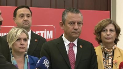 CHP Genel Başkanı Özgür Özel, İYİ Parti Genel Başkanı Müsavat