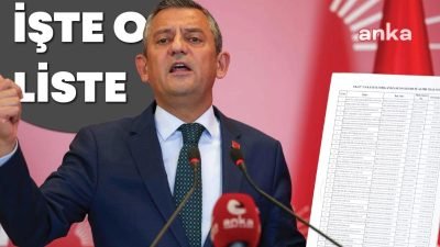 CHP Genel Başkanı Özgür Özel, belediyelerin harcamaları üzerinden müfettiş gönderilmesine